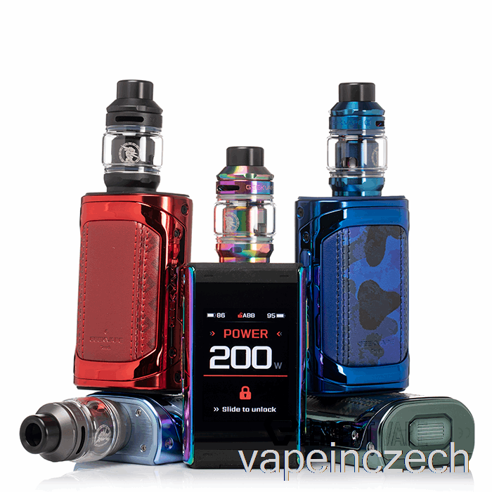 Geek Vape T200 Aegis Touch Startovací Sada Stříbrné Vape Pero